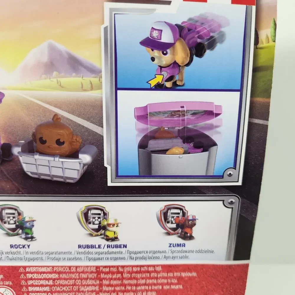 Nickelodeon Paw Patrol Skye Hero Pup Big Truck Pups Pink Rescue Animal Monkey